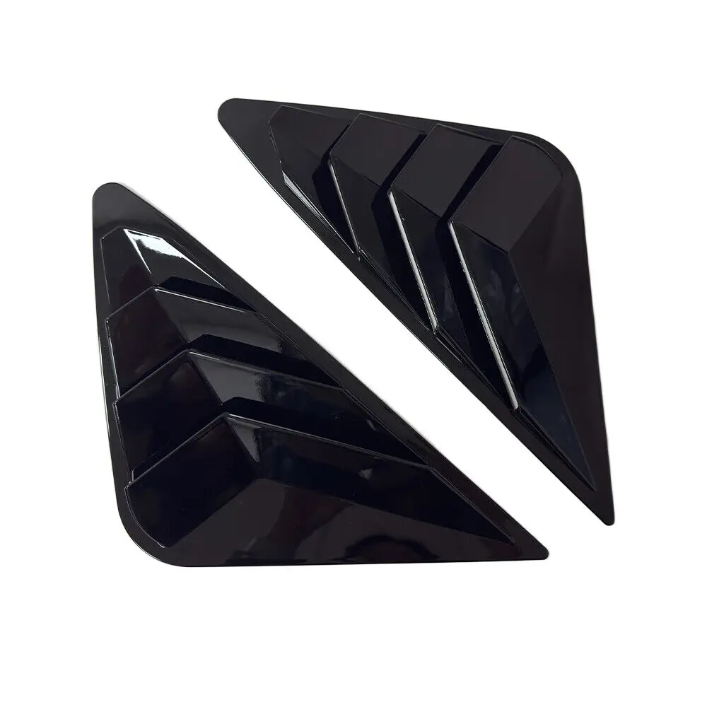 

Для 2010-2015 Hyundai iX35 пара автомобильных заднего жалюзи, боковая крышка, накладка, наклейка, вентиляционный совок, аксессуары из АБС-пластика из углеродного волокна