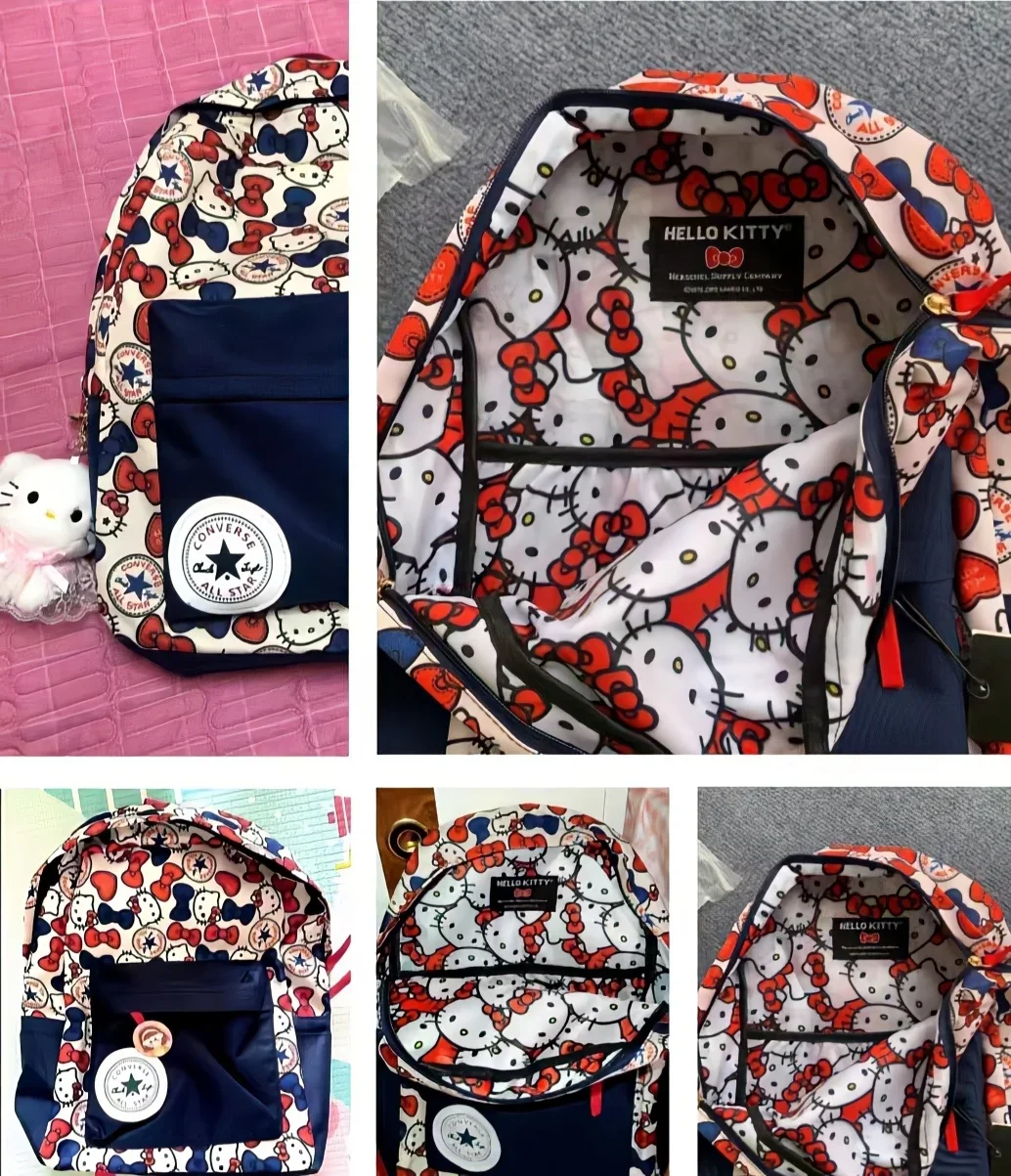 Sanrio Mymelody Kuromi Cinnamoroll милый школьный рюкзак для девушек Корейская версия Instagram