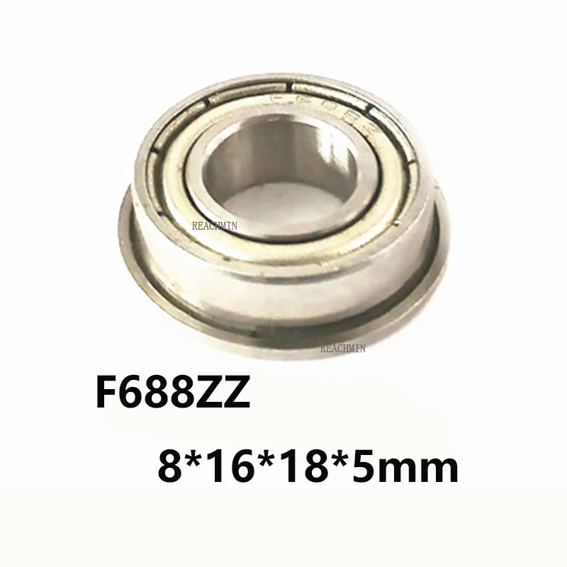 

2 шт./лот F688ZZ миниатюрный шариковый мини-фланцевый подшипник фрикционы F688ZZ 8*16*18*5 мм 8*16*18*5 подшипниковая сталь