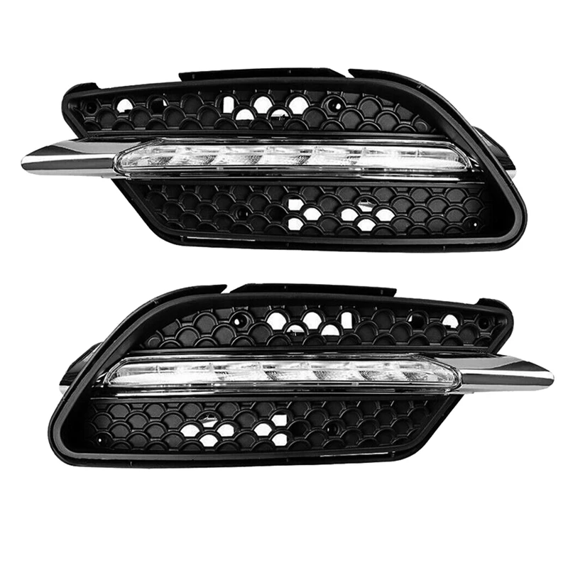 1 пара светодиодных противотуманных фар DRL дневных ходовых огней для Benz W204 C Class C300