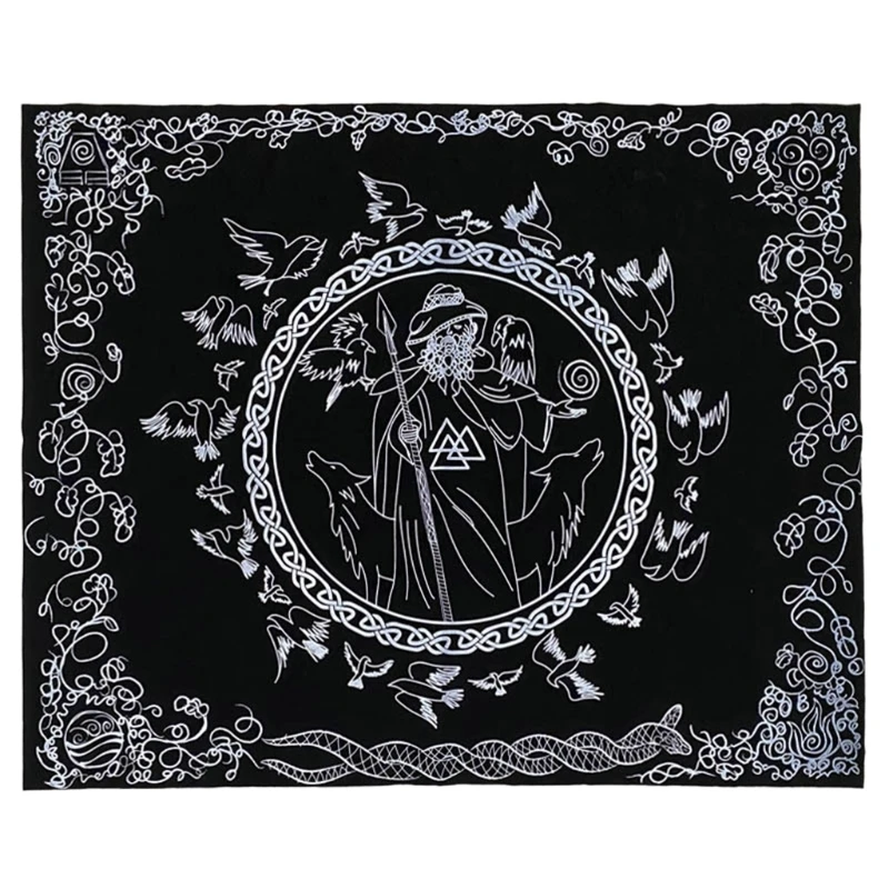 

Velvet Textiel Ta-rot Tafel Cover Speelkaarten Board Ta-rot Game Tafelkleed