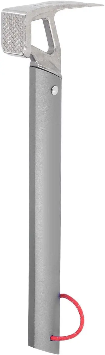 

Camping Hammer, Tent Stake Hammer, Stainless Steel Ox Horn Head Tent Stake Hammer with Aluminium Handle, Tent Mallet for Camping