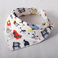 baby bib soft organic cotton baby drool cute triangle scarf comfortable drooling and teething towel saliva towel for newborn