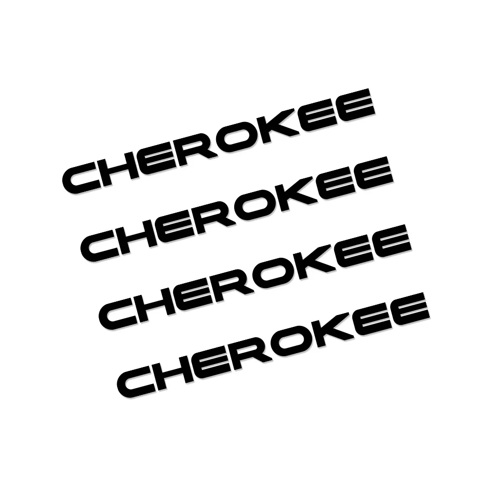 

Автомобильные наклейки на обод колеса, 4 шт., для Jeep Renegade Patriot Wrangler Cherokee Compass TrailHawk, аксессуары для автомобиля