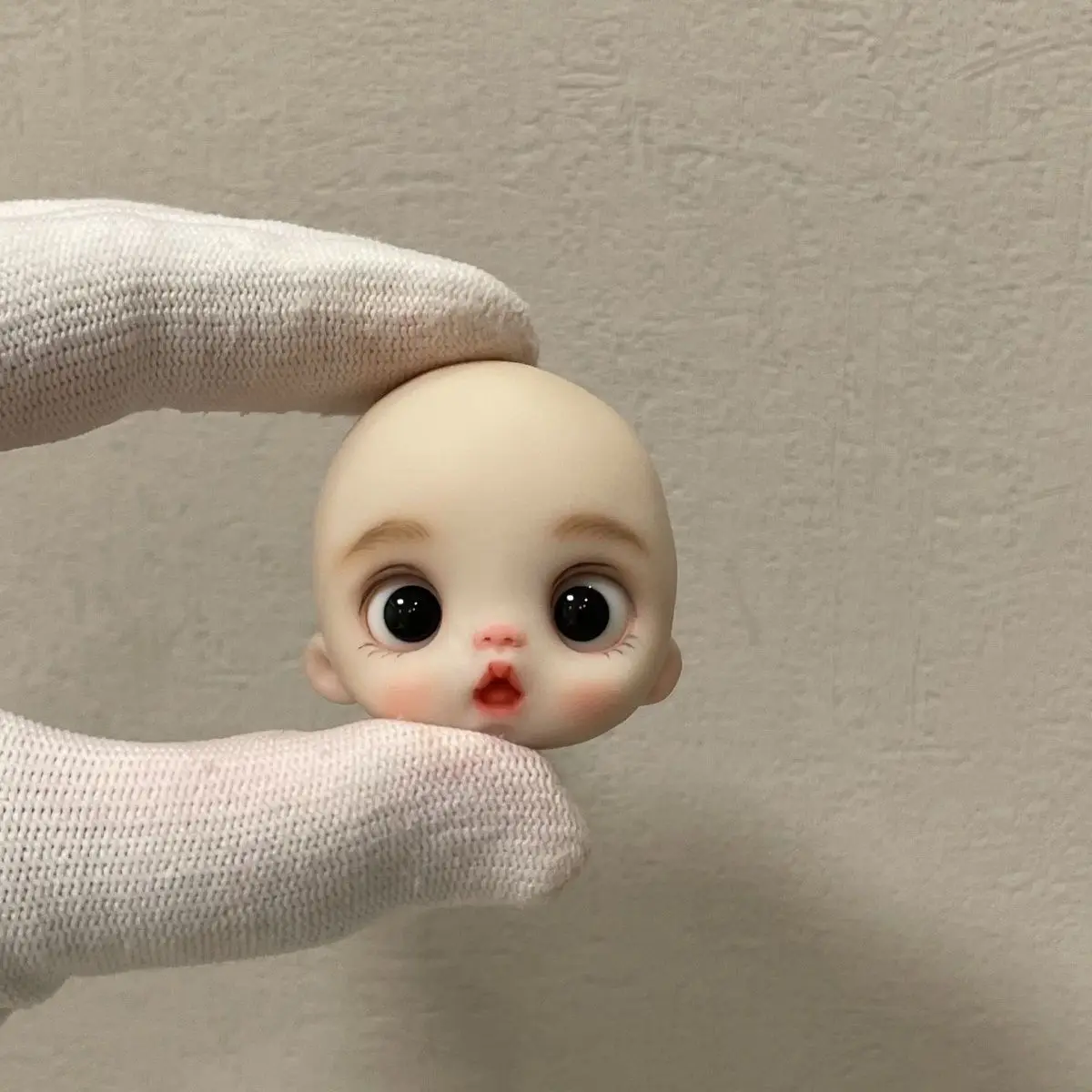 Кукольная голова из мягкой керамики на заказ Ob11 8 дюймов ручная работа мягкая