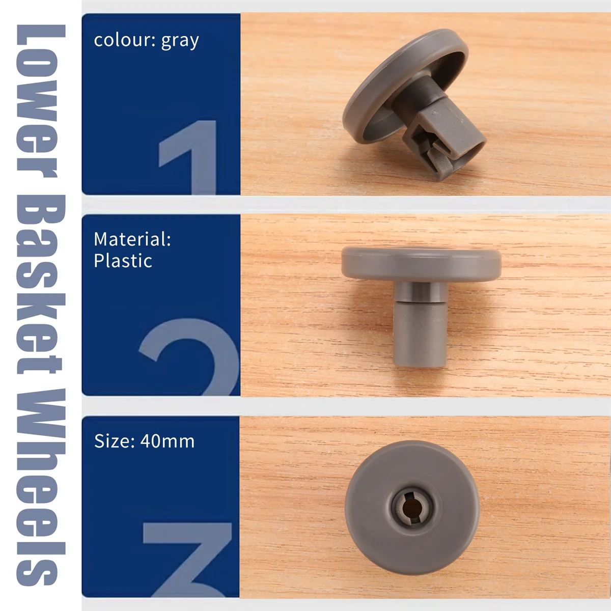 Ролики корзины для посудомоечной машины колеса нижнее колесо AEG Electrolux FAVORIT Zanussi