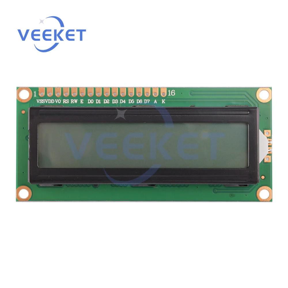 

LCD1602 LCD monitor 1602 5V Blue Screen White Code Blacklight 16x2 Character LCD Display Module HD44780 1602A Wholesale