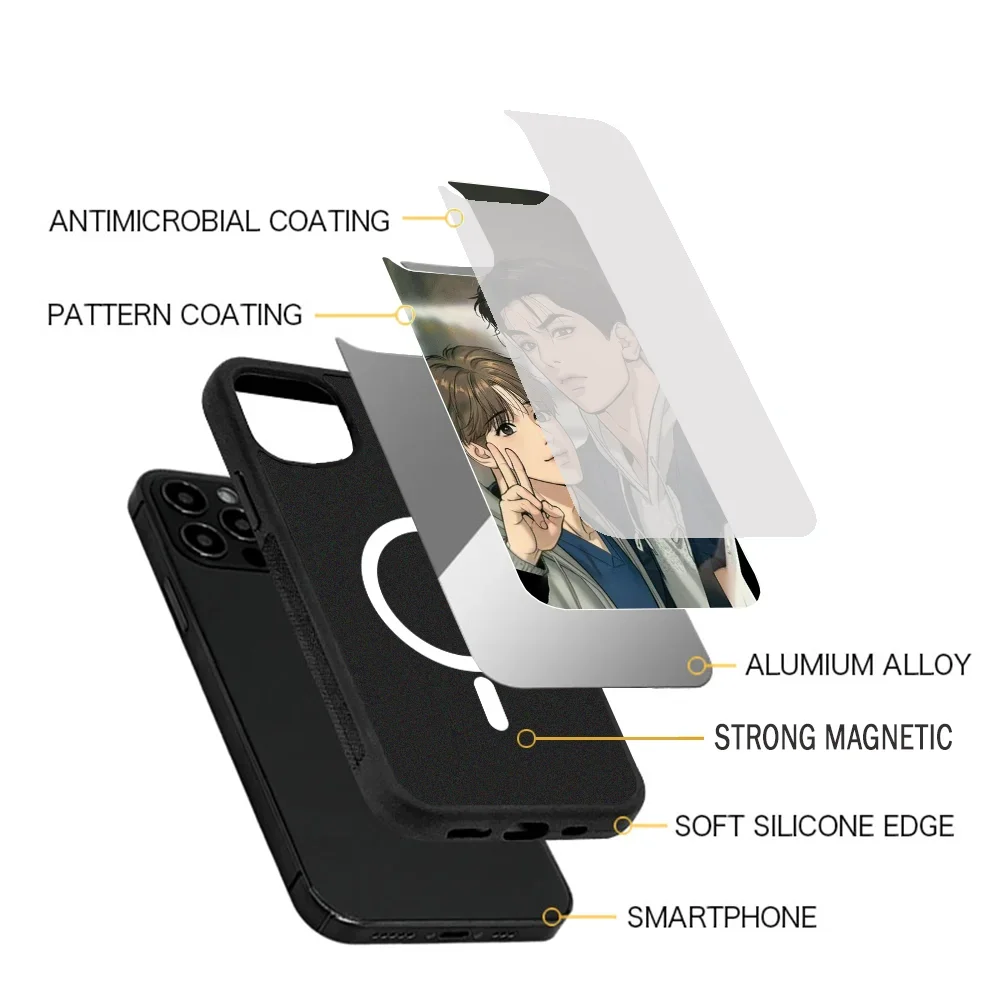 Чехол для телефона J-Jinx Jaekyung Kim Dan IPhone 11 12 13 14 15 Plus Pro Max зеркальный акриловый чехол