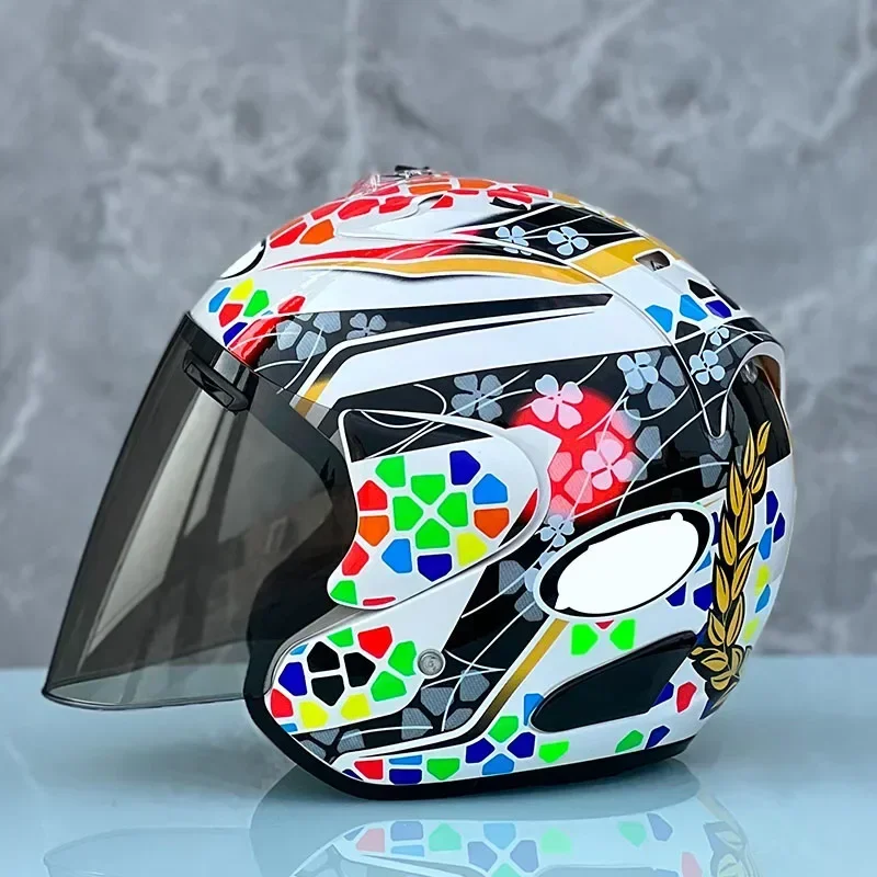 Ram3 Nakagami GP2 полушлем для мужчин и женщин мотоциклетный внедорожный летний шлем