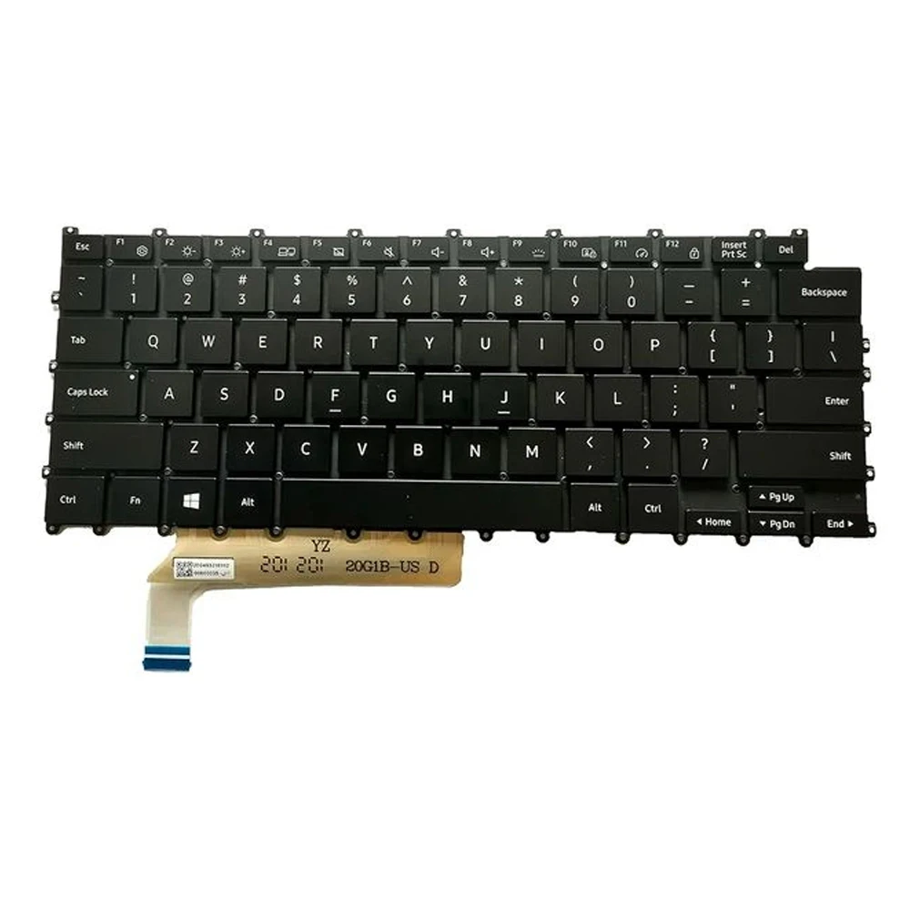 XIN-US-UK-RU-IT раскладка клавиатуры для ноутбука с подсветкой Samsung Galaxy Book Pro NP930XDB