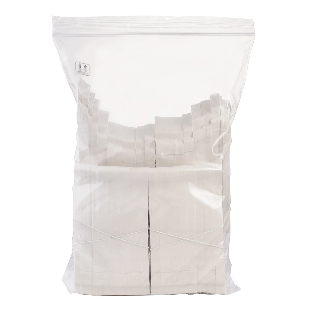 PANDAHALL 800PCS Cardboard Anklet Jewelry Socks Display Cards, White, 155x50x0.8mm