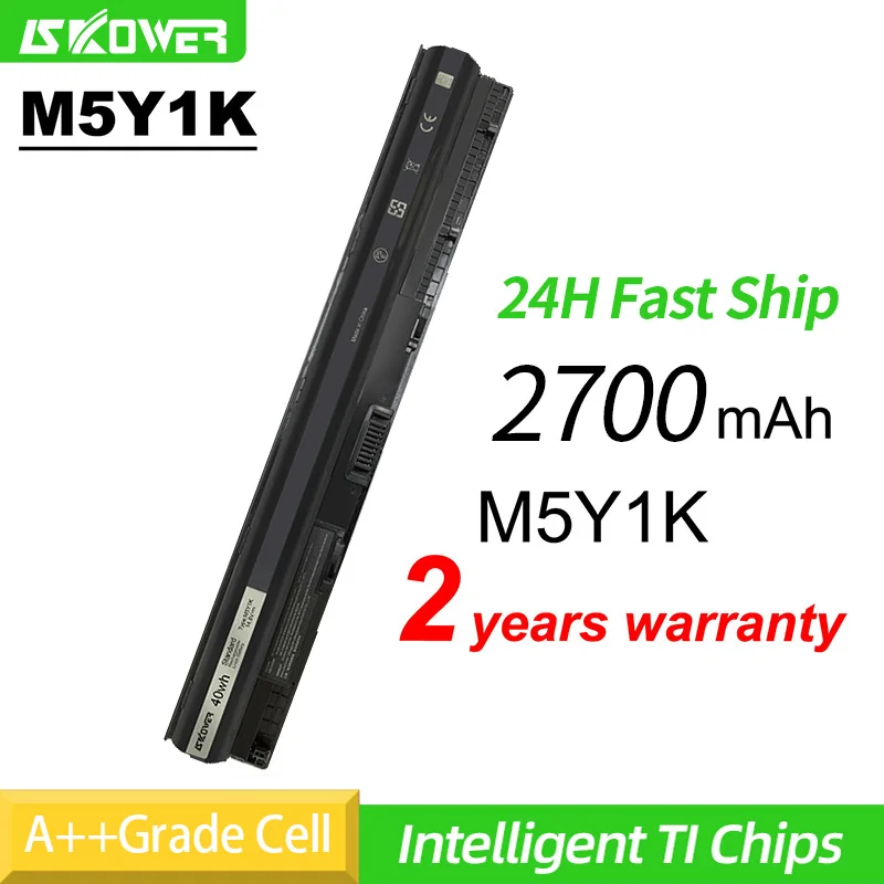 

M5Y1K 3451 M5Y1K Battery For Dell Inspiron 14 3451 3458 5452 5458 15 3558 3552 3565 5555 5558 5758 17 5755 5759 WKRJ2 Battery