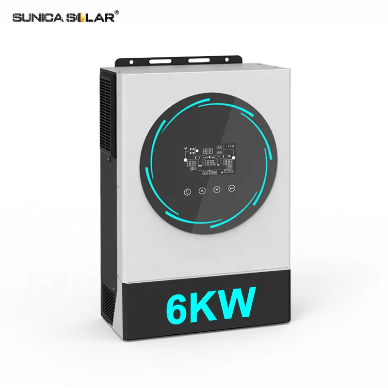 

solar power inverters 3kw 5kw 6kw on grid hybrid solar inverter wifi