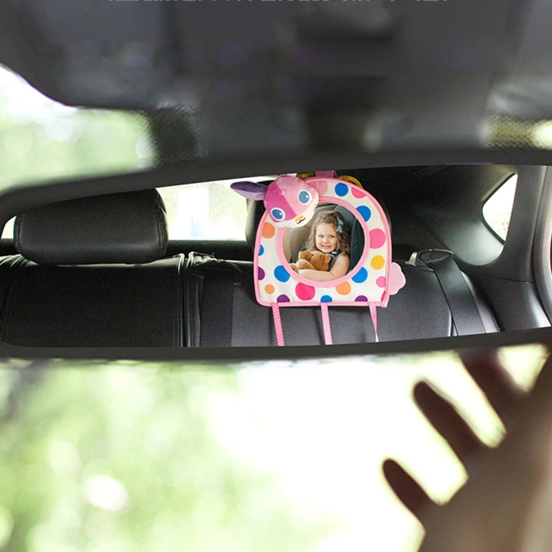 

Adjustable Car View Back Seat Mirror Safety Seat Headrest Rearview Mirror Baby Facing Rear Ward Infant Car Safety Kids Monitor