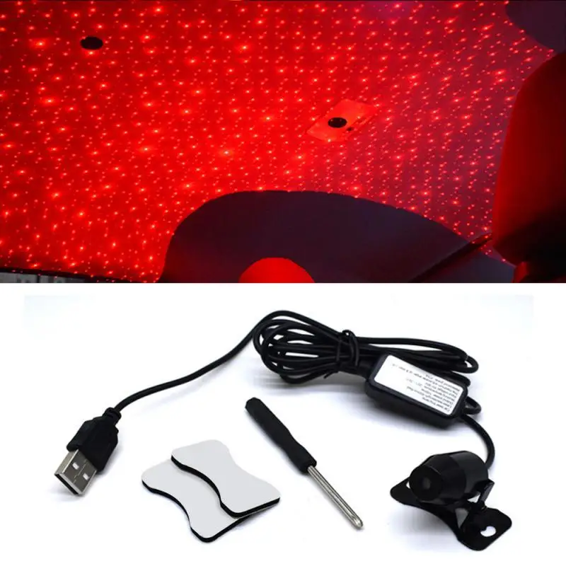 

Car Atmosphere Star Lights Modified Light USB Atmosphere Lights Starry Sky Lights Starry Ceiling Decorative Lights Drop Shipping