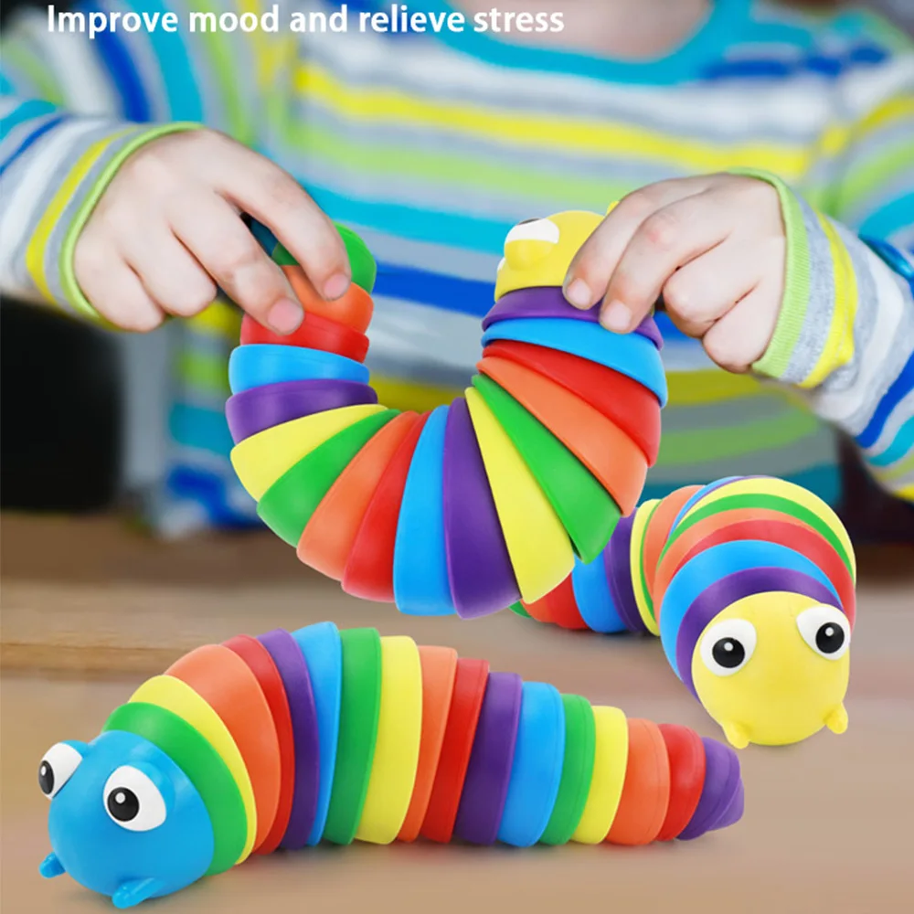 

3D фиджет-слизь, Сочлененная Реалистичная планшетофон, веселая сенсорная игрушка для ползания, можно скрутить, повседневно, приятное снятие стресса