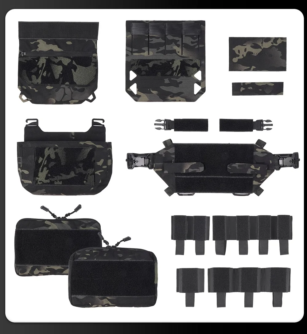 Outdoor 1120X Original Multi-Functional Waist Bag Tactical Chest Hanging Trend Satchel Functional Bag Full Set