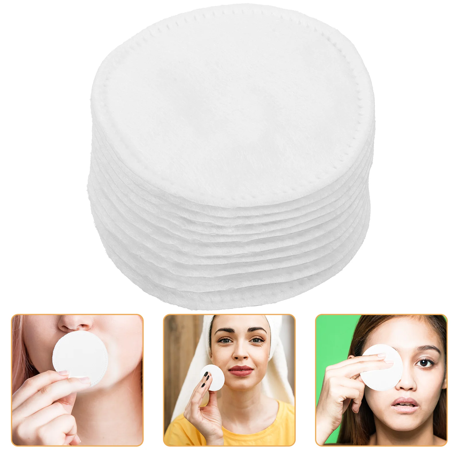 

Makeup Cotton Pads Round Makeup Remover Pads Organic Cotton Rounds Pads for 0Pcs