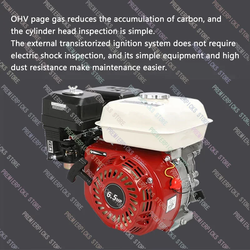 168F бензиновый двигатель одноголовочный цилиндр четырехтактный OHV режущий станок