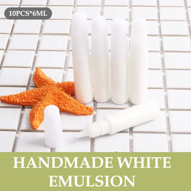 

10PCS New 6ML White Glue Paper Quilling Glue Quick-Drying Glue Woodworking Model DIY Environmental Production Material