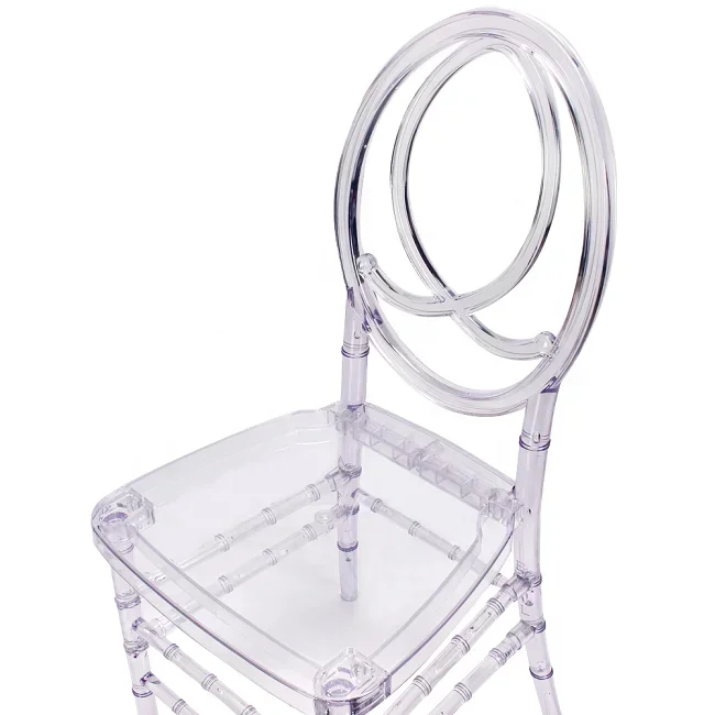 Роскошные штабелируемые стулья для отеля прозрачные акриловые Феникс оптовая