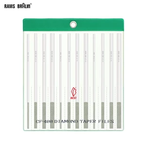 Алмазные напильники, плоские конусные бриллиантовые напильники размером 50*180 мм для полировки металла и стекла