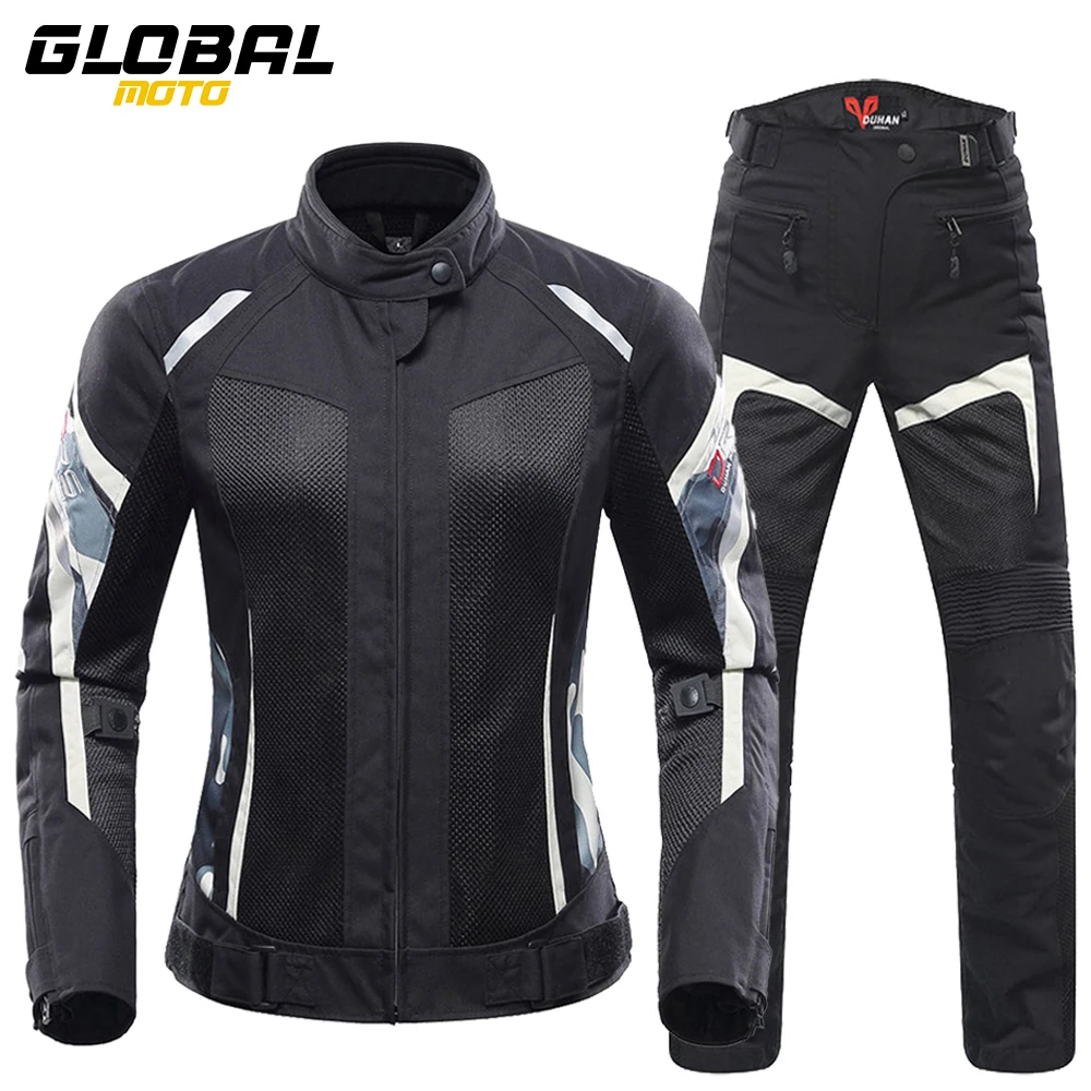

Мотоциклетная куртка для женщин, мотоциклетная одежда для мотокросса, дышащий гоночный костюм, защита бедер, CE сертифицированный защитный ...