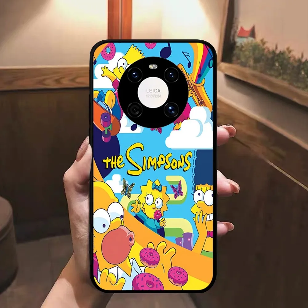 Cartoon Homer S-Simpson Phone Case For Huawei Mate 10 20 30 40 50 Lite Pro Nova 3 3i 5 6 SE 7 7SE