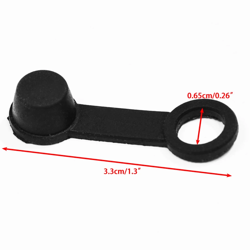 10 шт./компл. резины мотоцикла тормозной смазка для стравливания Кепки s черная