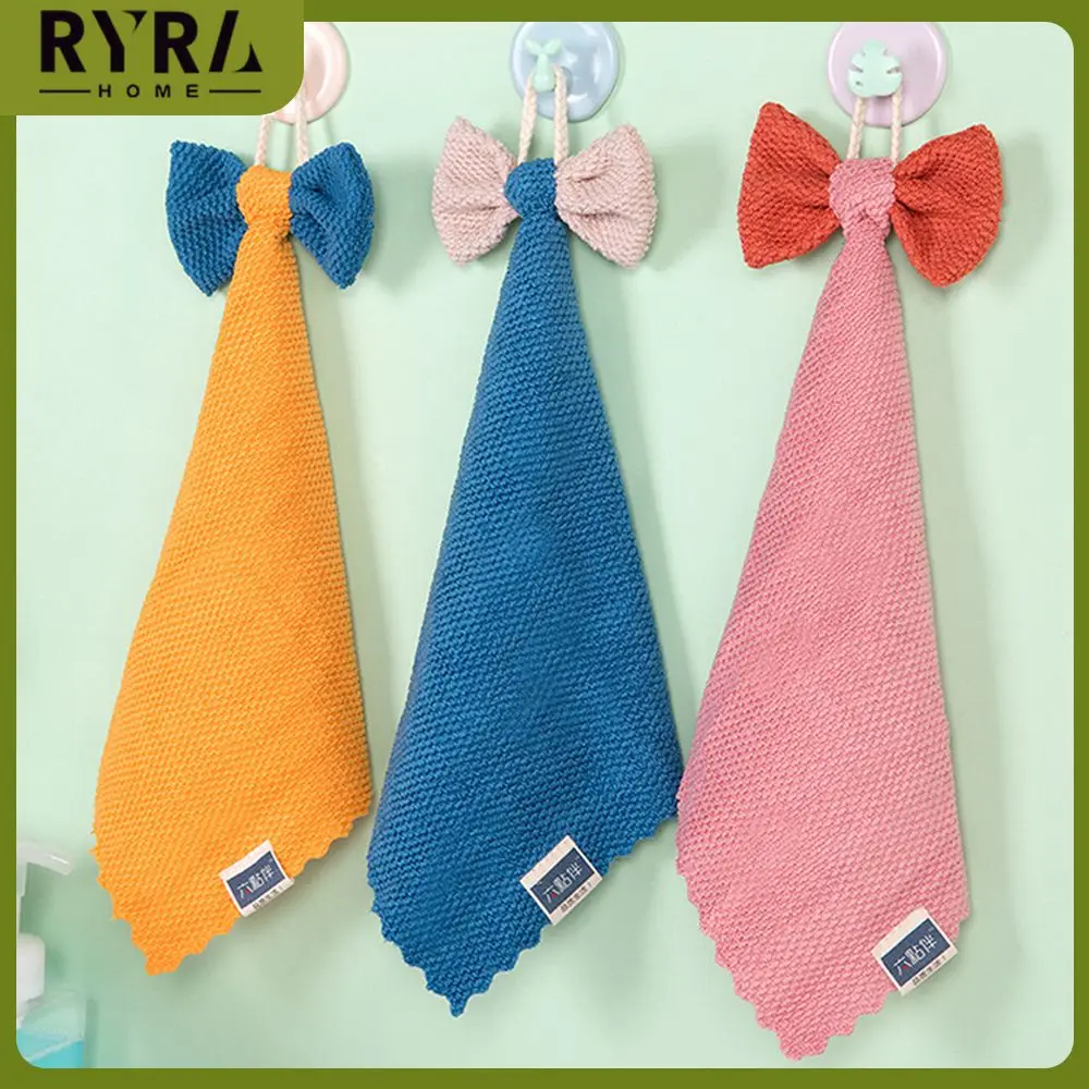 

Wipe Towels High Density Coral Velvet Easy To Hang Highly Absorbent Not Fading Clean Towels Towels/bath Towels/bathrobes Bows