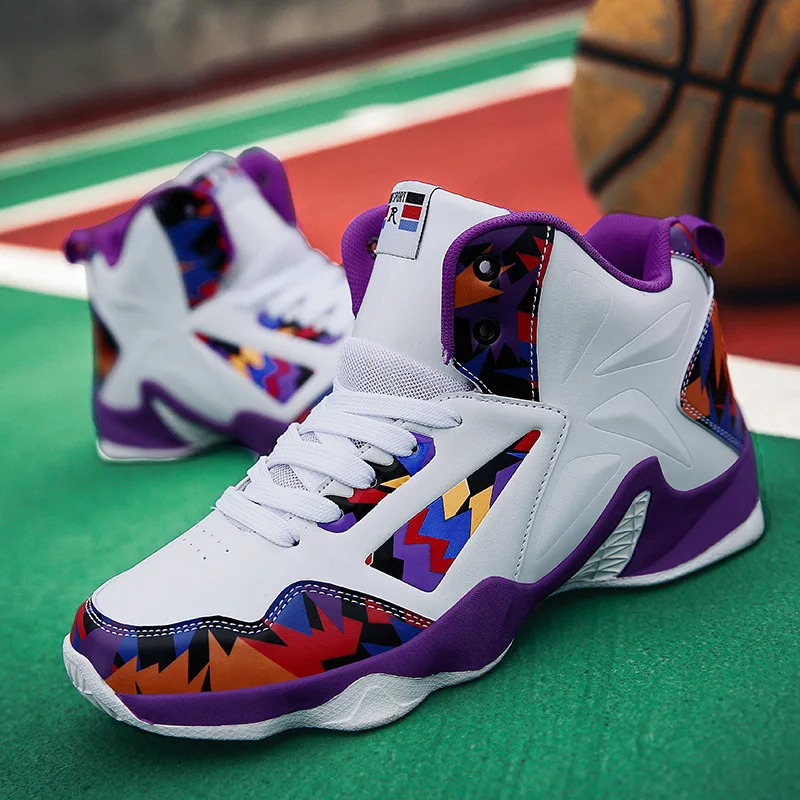 

Новинка Мужская баскетбольная обувь 46 Zapatillas Hombre Deportiva Женские Мужские дышащие ботильоны баскетбольные кроссовки спортивная обувь