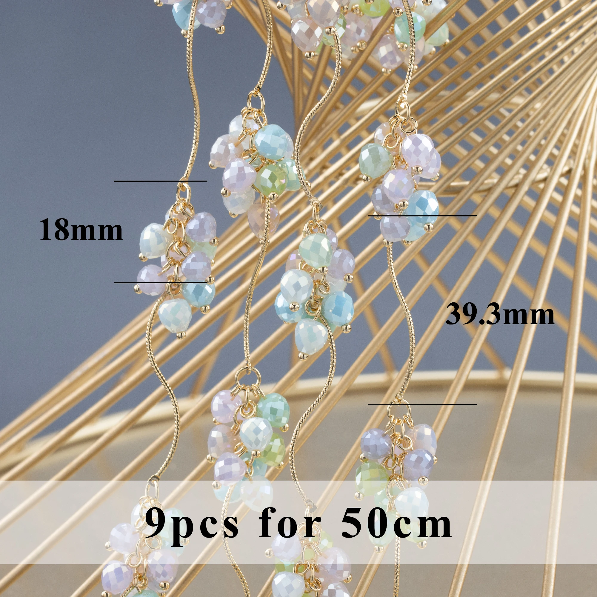 Цепочка для самостоятельного изготовления ювелирных изделий GUFEATHER цепочка из