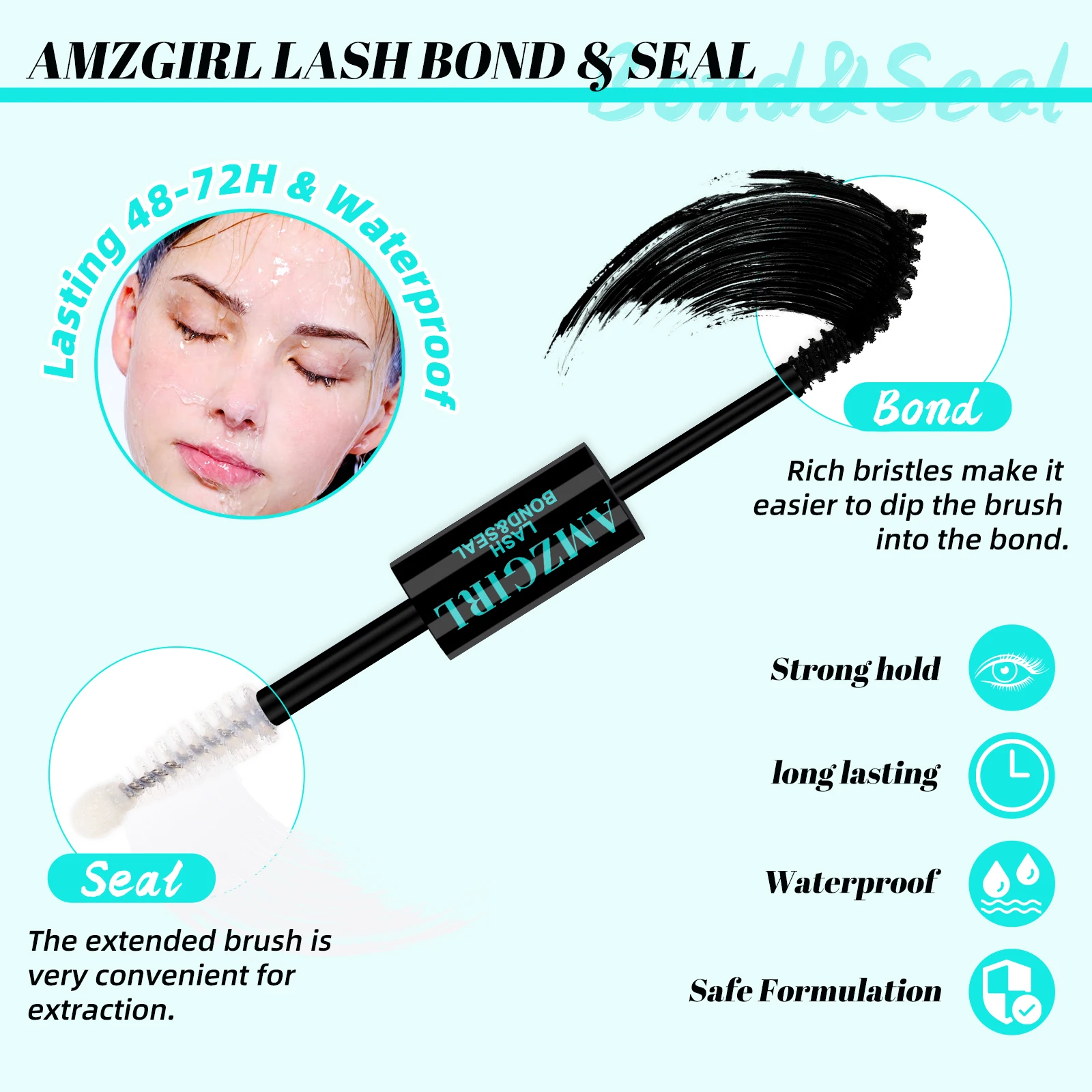 Набор для наращивания ресниц Amzgirl