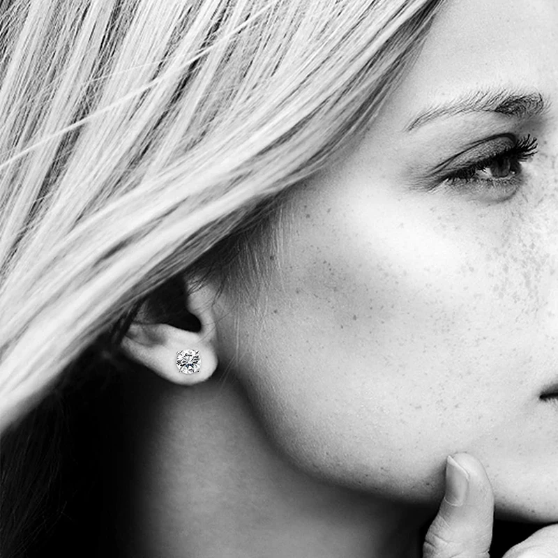 Серьги-гвоздики магнитные из хирургической стали 8 мм 1 шт. |