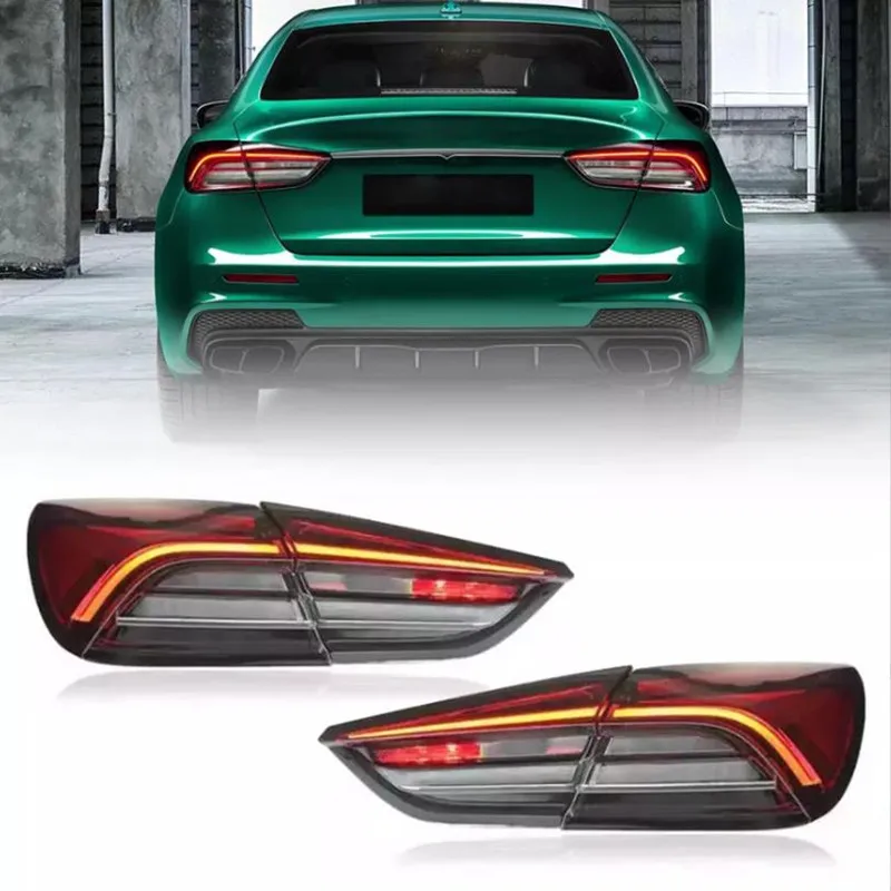 

Задние фонари для автомобиля, задние фонари для Maserati Quattroporte, задние фонари в сборе 2013-2021, обновленные задние фонари 2023, сигнал DRL