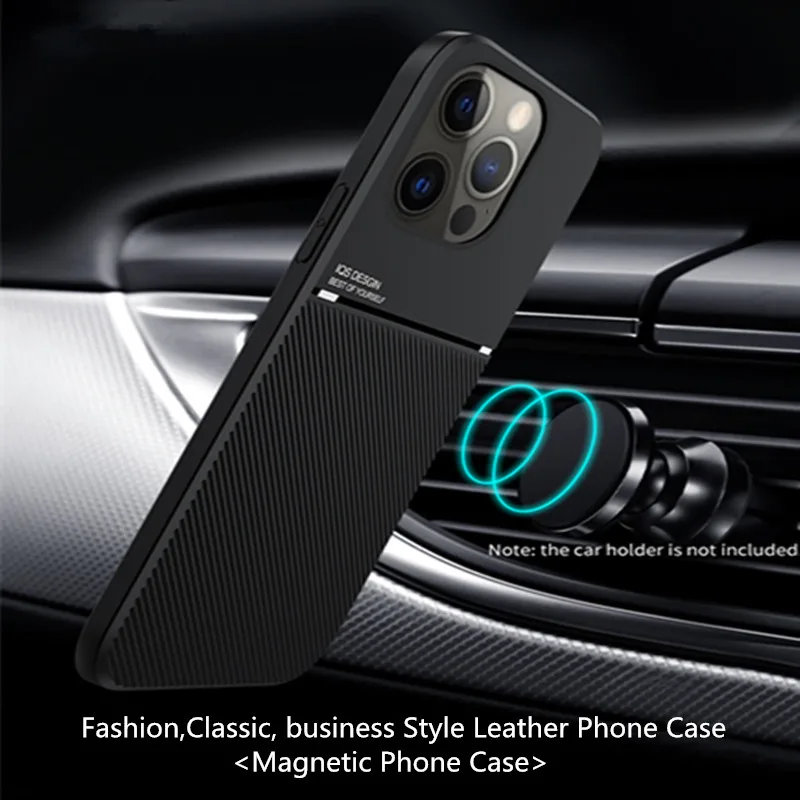 

Classic Magnetic Phone Case For IPhone 14Promax 13Pro 12Pro 12Mini 11Promax Luxury Phone Shell For IPhone XSMAX XR 7Plus 8Plus