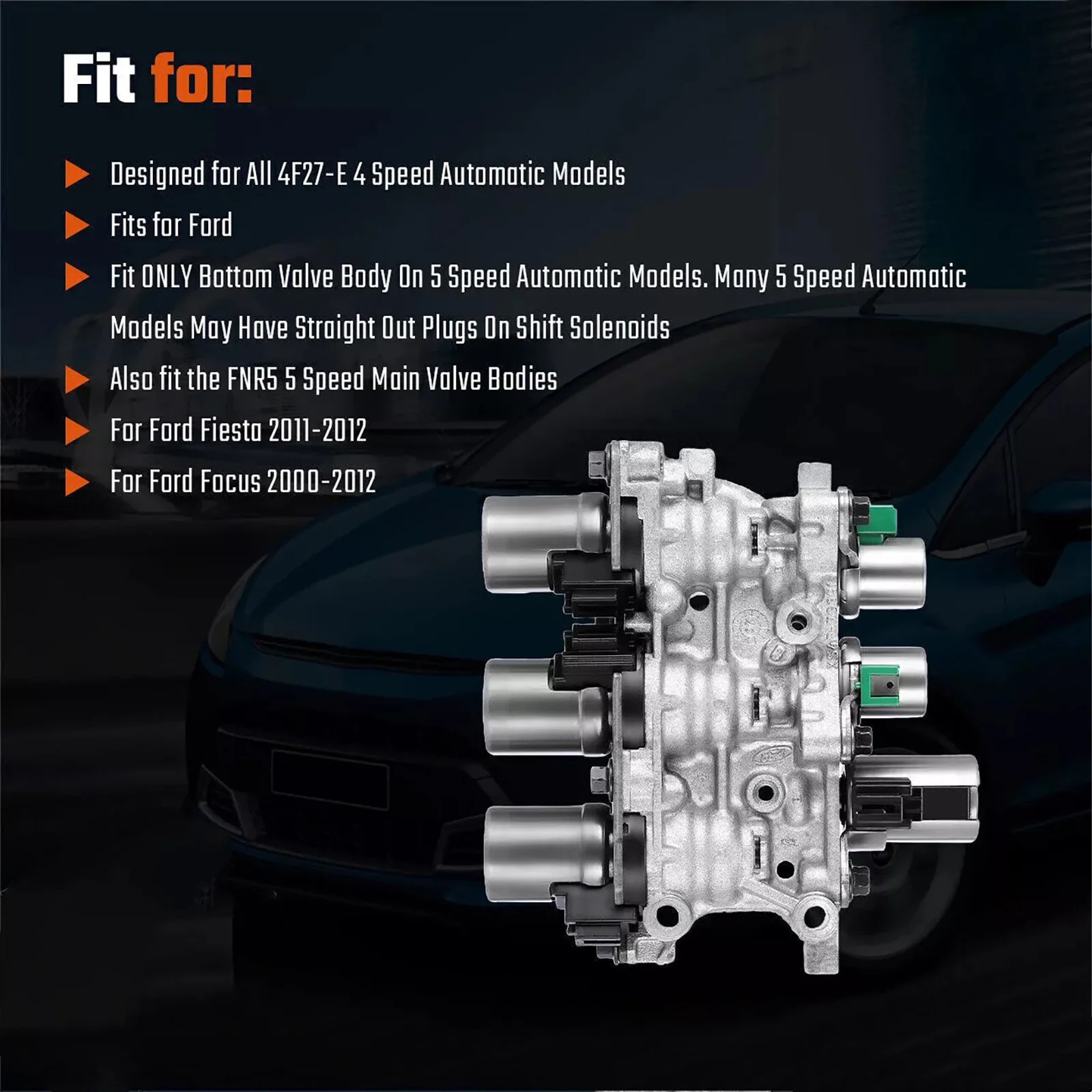 1 шт. 4F27-E для Ford Fiesta Focus блок соленоидов коробки передач автомобиля Mazda 2 3 5 6 CX-7