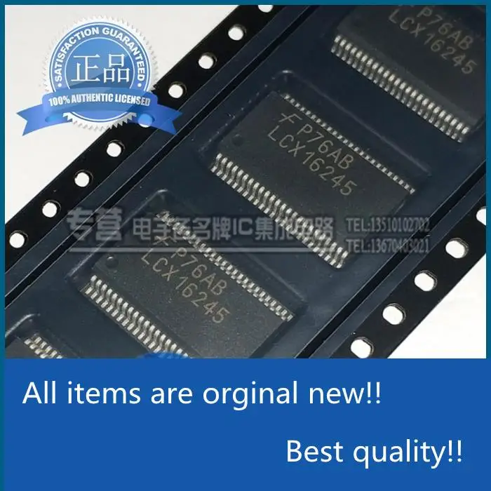 

10pcs orginal new 74LCX16245MEAX Silkscreen LCX16245 SMD Thick SSOP-48 Fairchild