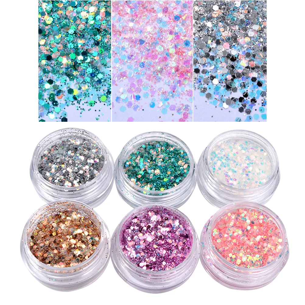 

Nail Sequins for Acrylic Nails Glitter Paillettes Nail Sequins Glitter Nail Flakes Nail Glitter Flakes
