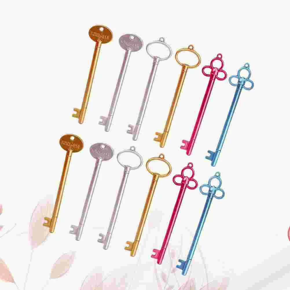 

15pcs Key Shape Office School Pen Suppliess Plastic Neutral Pen Stationery Key Shape Office School Pen Suppliess