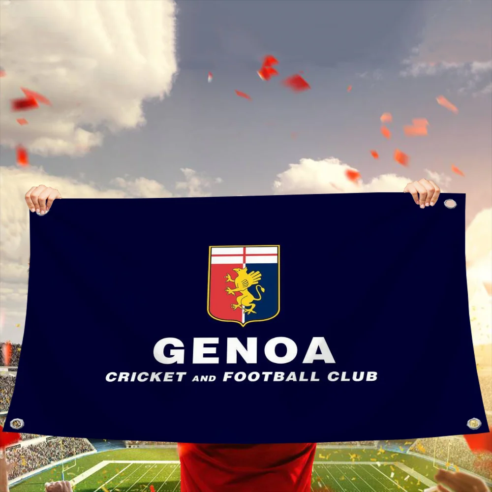 G-Genoa FC Клубный Флаг Гордость Подвесной Баннер Настенный Декор Уличное Украшение