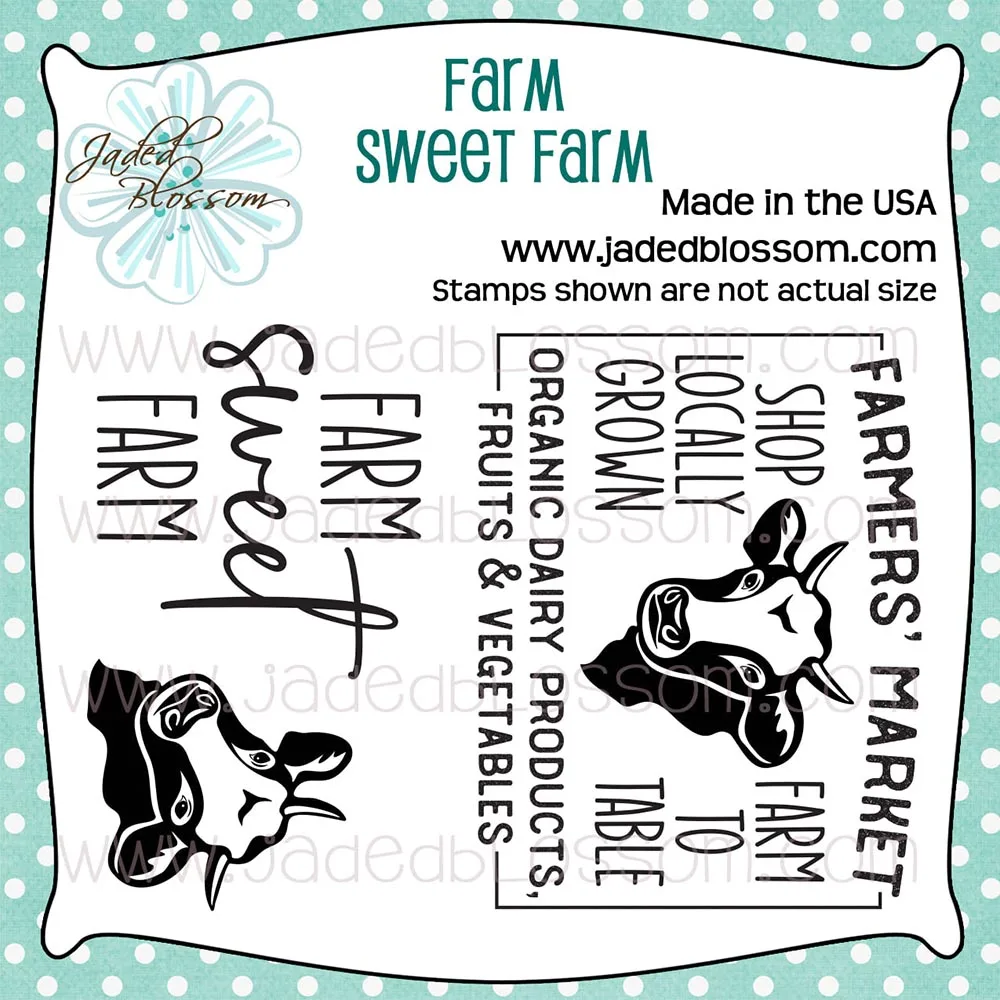 

2023 Arrival Cut Die Clear Silicone Stamps New Scrapbook Album Card Decoration Embossing Template Diy Craft Farm Sweet Farm Mold