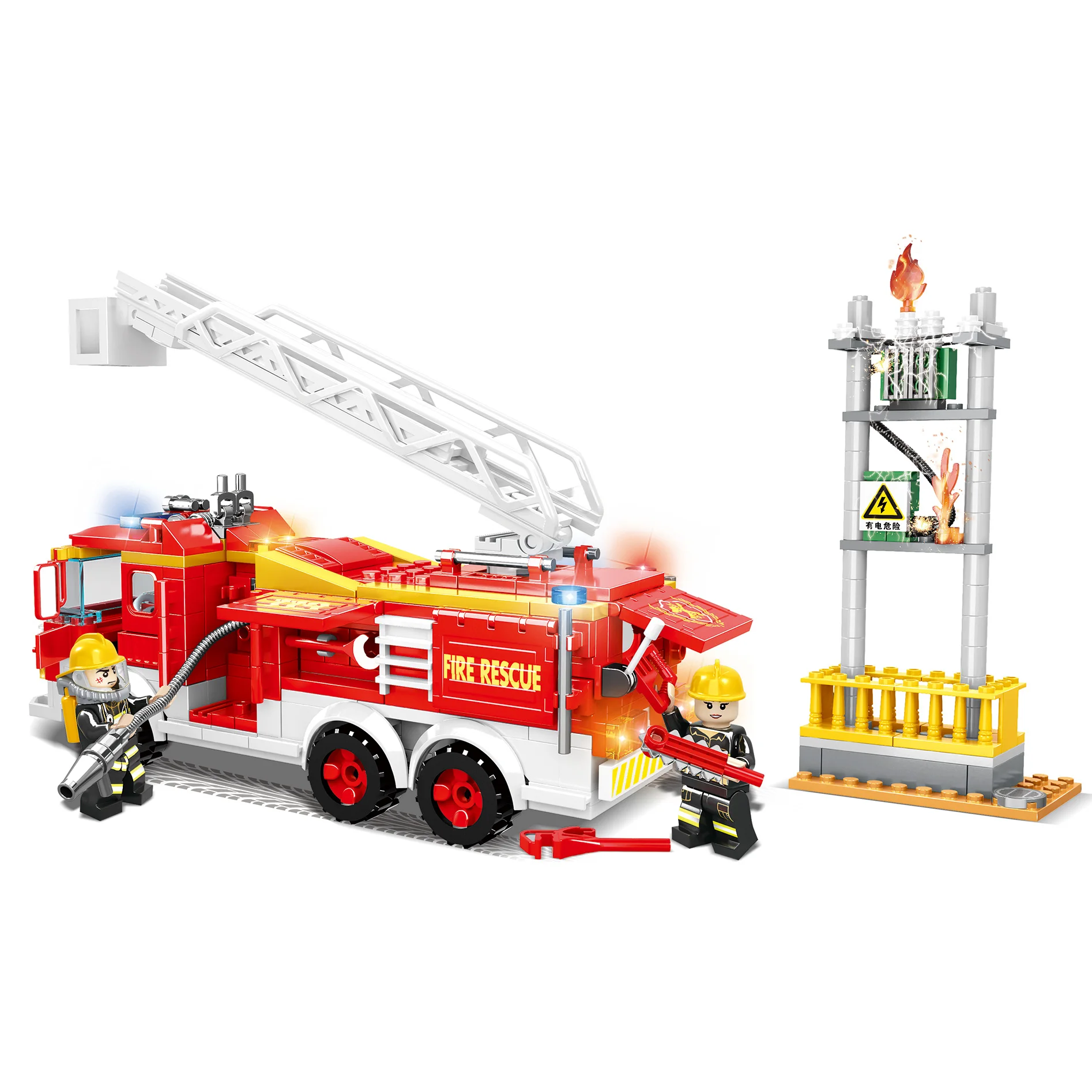 

Спасательная модель WOMA для детей, сделай сам с небольшими кирпичами-воспламените свое воображение и создайте собственный Наход пожарной машины