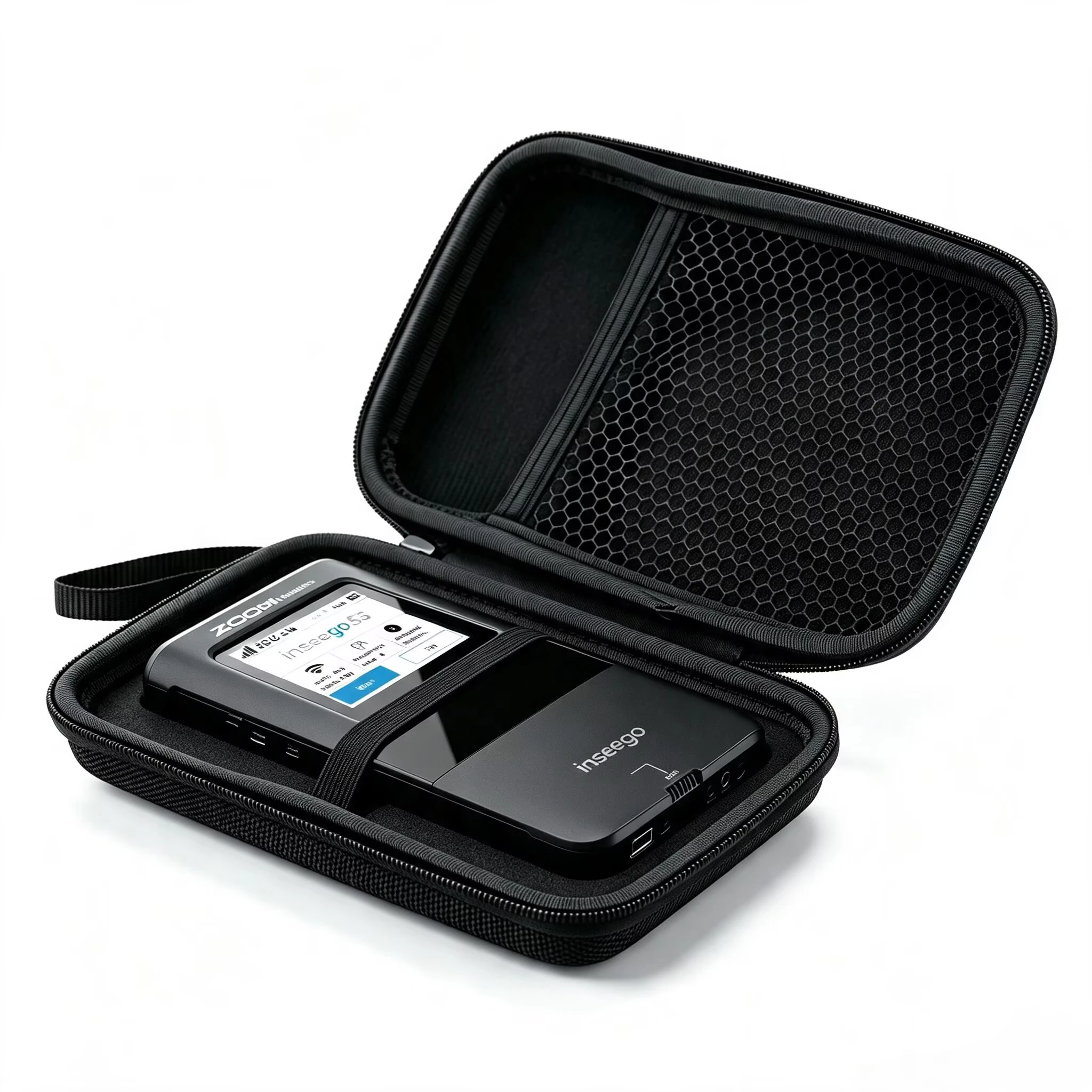 Фото Прочный защитный чехол из EVA для Inseego MiFi PRO M4, MiFi X Pro M3000, MiFi M2100, M2000 Hotspot (черный) №1