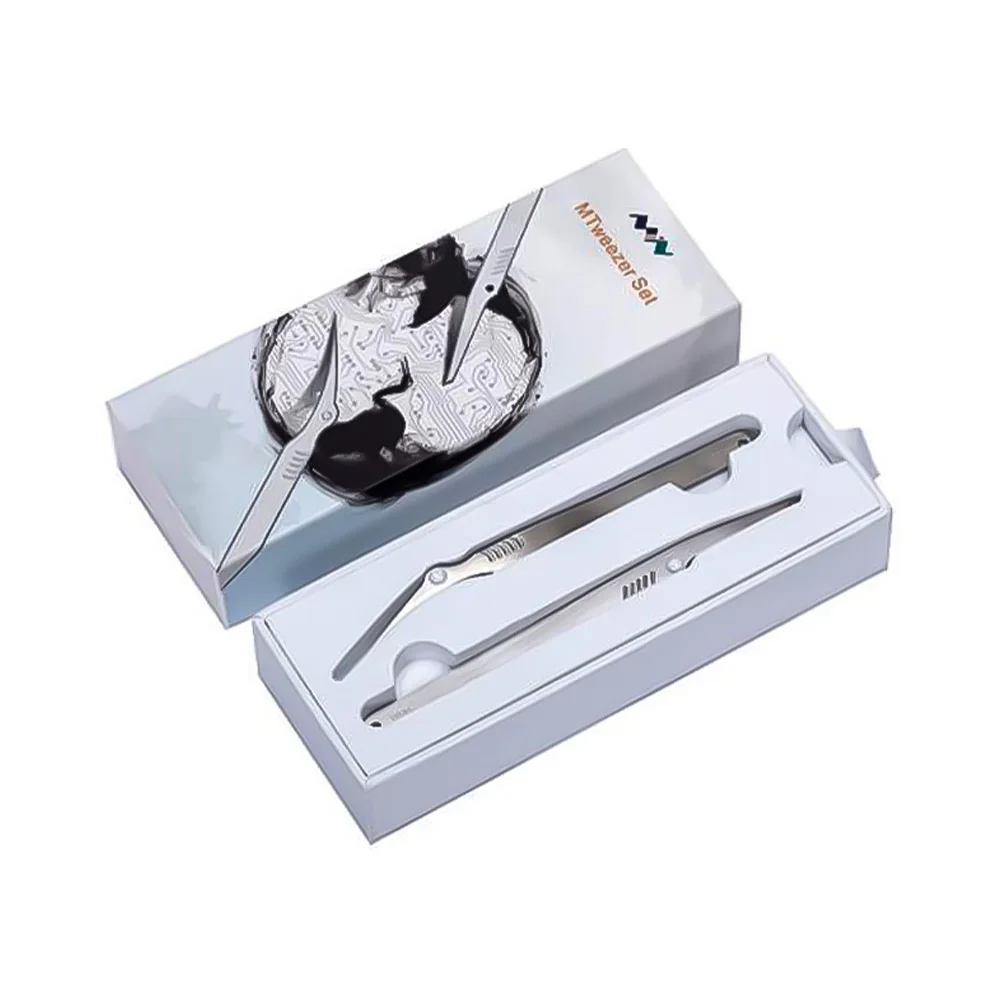 

2 шт./партия, антистатические пинцеты из нержавеющей стали 304