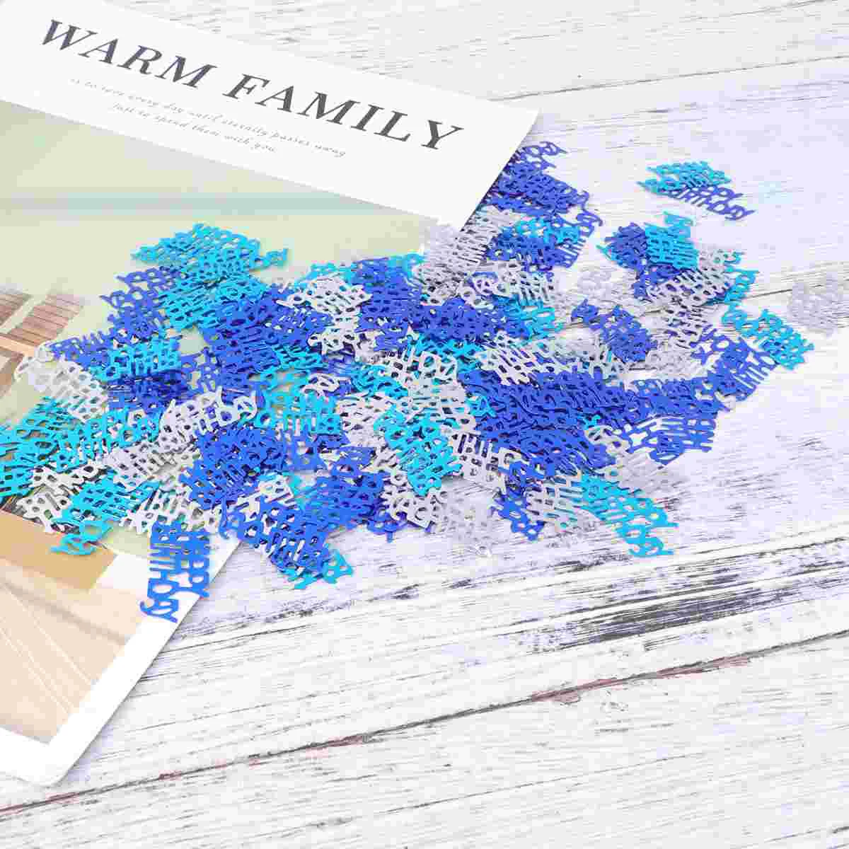 1 упаковка 15 г конфетти с днем рождения украшение стола принадлежности для дня