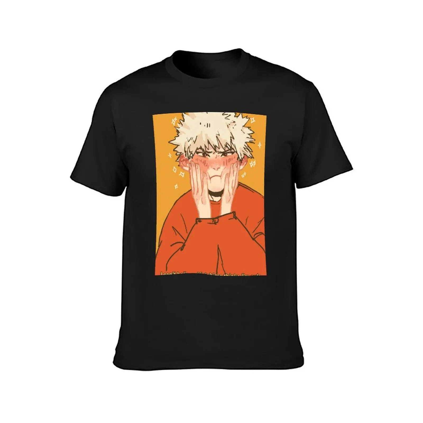 Фото Футболка bakugou, футболка с коротким рукавом, корейская модная аниме одежда, мужские высокие футболки №2