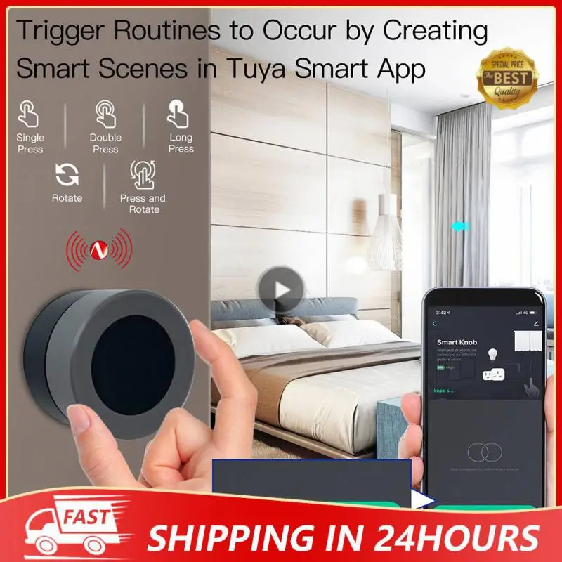 

Беспроводной переключатель Zigbee, устройство для управления умным домом, работает с приложением