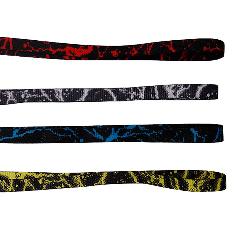 Weiou Shoe Accessory 8MM Sublimation Printed Lace Heat Transfer Pressed Cotton String Designers Patterned Tape 30Pairs Wholesale