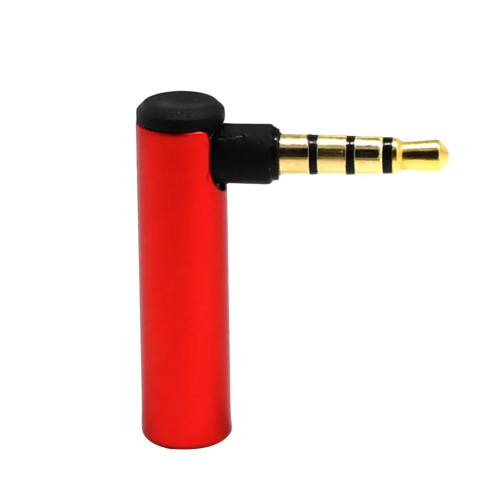 

Headphone Adapter 90 Degree Bend 3.5mm Male to Female Safe Earphone Adapter for Cell